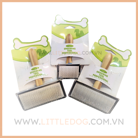 YT Pet Brushes GreenDot - Lược tạo kiểu lông (S/M/L)