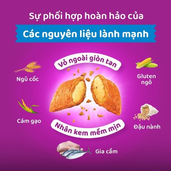 Thức ăn hạt khô Whiskas cho Mèo trưởng thành 3kg
