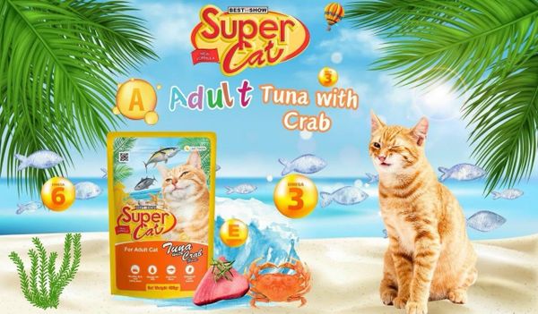 Pate Mèo Super Cat gói/400g