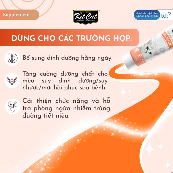 Kit Cat Daily Supplement Gel - Hỗ trợ tiết niệu 120gr