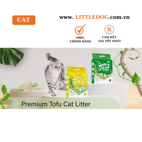 Cát vệ sinh hữu cho cơ cho mèo- Cuzcat- 6L