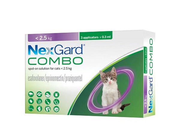 Combo NexGard cho mèo dưới 2.5kg