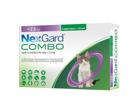 Combo NexGard cho mèo dưới 2.5kg