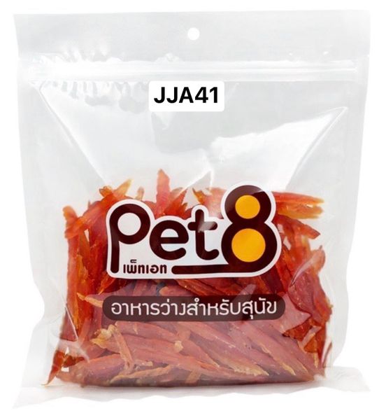 Thịt gà sấy Pet8 cho Chó 400g