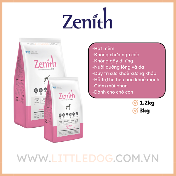 Zenith Puppy Hạt Mềm Chó Con 3kg