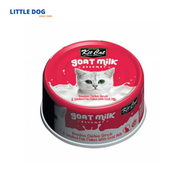 Pate Mèo Kit Cat Sữa Dê (Lon 85g)