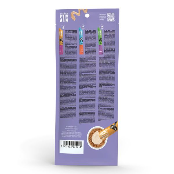 Que Súp Thưởng Mèo Schesir Stix – Thưởng Mềm Dạng Kem Dành Cho Mèo (6x15g)