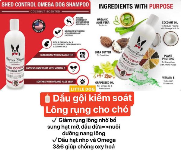 Warren London - 3 in 1 Dòng Sữa tắm cao cấp cho chó mèo