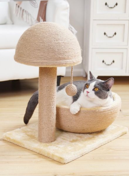 Trụ Cào Mèo Kara Giường Nấm KL-123 - Kara Cat Tree Mushroom Bed KL-123