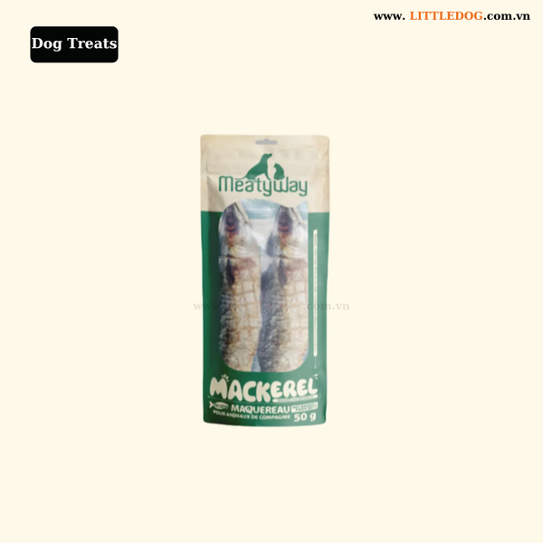 Cá Thu Sấy Cho Thú Cưng - Meatyway Mackerel Jerky - 50g