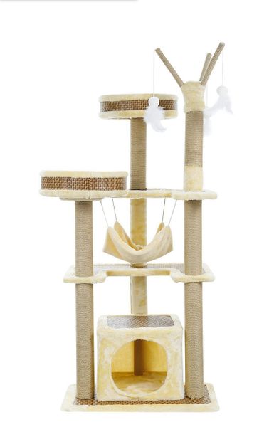 Trụ Cào Mèo YC Vàng - YC Cat Tree Yellow PT-3