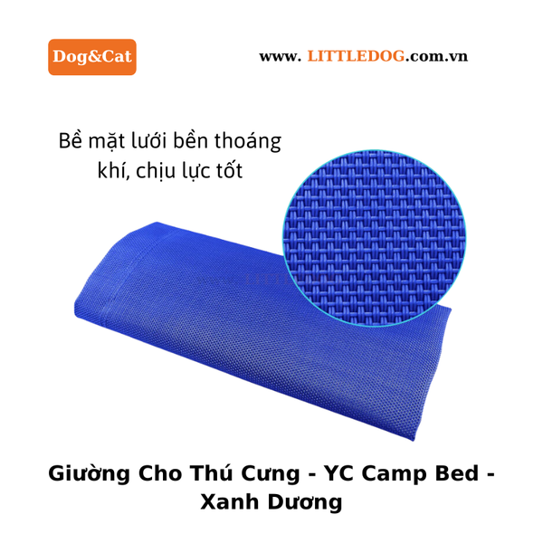 Giường Cho Thú Cưng - YC Camp Bed - Xanh Dương