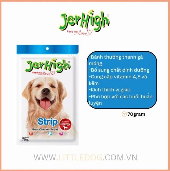 Jerhigh - Que Thưởng Mềm Cho Chó (70g/400g)