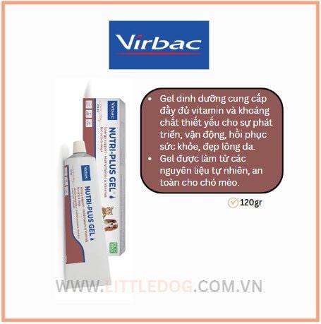 Virbac Nutri-Plus Gel Dinh Dưỡng - Nutrition Booster 120g