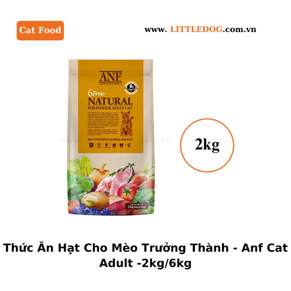 Thức Ăn Hạt Cho Mèo Trưởng Thành - Anf Cat Adult
