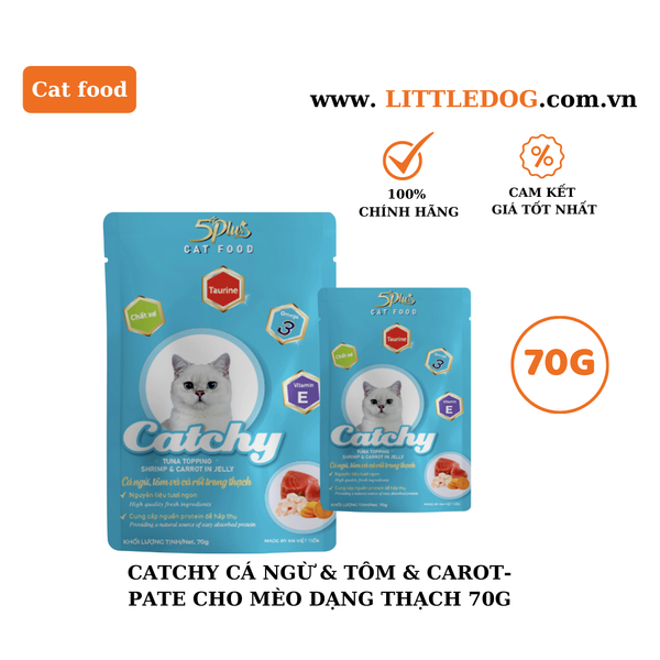 Pate Mèo Catchy Dạng Thạch gói/70g