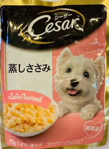 CESAR Pate Chó Vị Gà Jelly-Pate Chicken in Jelly 70g
