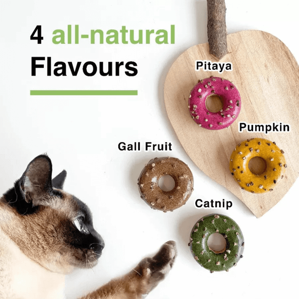 Đồ Chơi Cho Mèo Hình Donut - Catwant Silvervine Donuts
