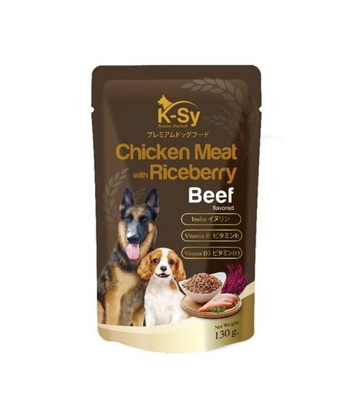 K-SY Pate ThịtGà,Gạo&Bò 130g