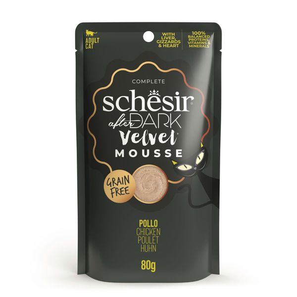 Pate Cho Mèo Schesir After Dark Mousse Cao Cấp – Gói 80g