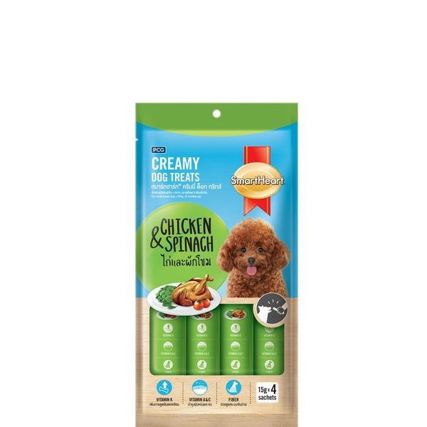 Smartheart Creamy Vị Gà&Rau - Creamy Chicken&Spinach 60g