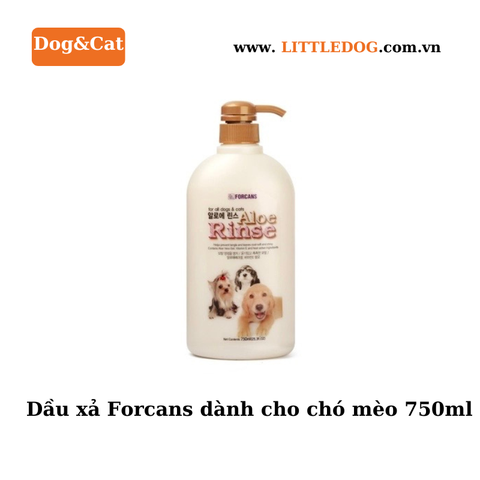 Forcans Dầu xả cho Chó Mèo 750ml