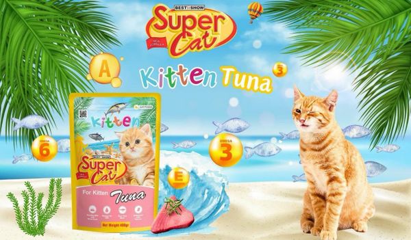Pate Mèo Super Cat gói/400g