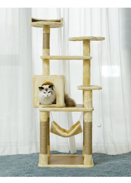 Trụ Cào Mèo YC Vàng - YC Cat Tree Yellow MBYD-1