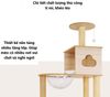 TRỤ MÈO CÀO YC YMJ-1 - YC CAT TREE YMJ-1 (1015x605x1785 mm)