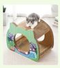 BÀN CÀO GIẤY YC NGÔI NHÀ - YC SCRATCHER HOUSE (45.5x37x14.5)