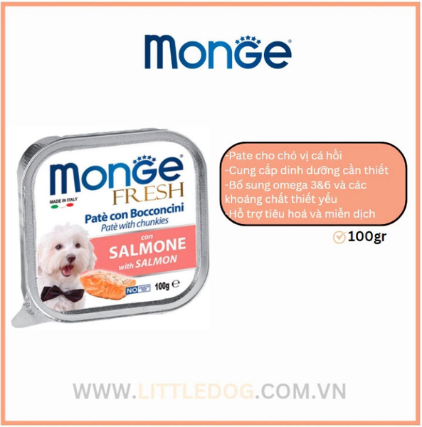 Pate Monge Cho Chó Đủ Vị - 100g