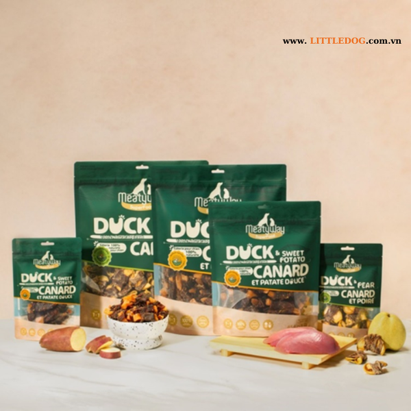 Thịt Gà Và Chuối Sấy Cho Thú Cưng - Meatyway Chicken & Banana Jerky - 100g