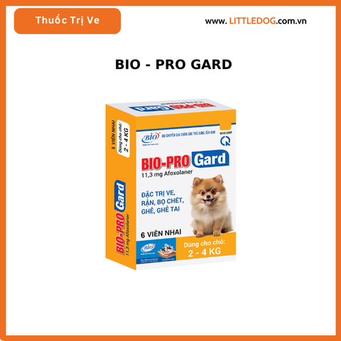 BIO-PROGARD - Viên Nhai Đặc Trị Ve Dùng Cho Chó 2 – 4 kg