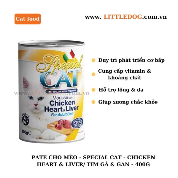 Pate Mèo Trưởng Thành Monge Special Cat 400g