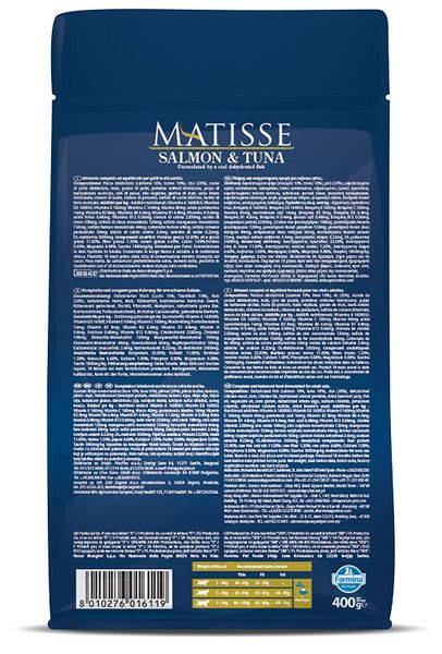 N&D Matisse Mèo Trưởng Thành CáHồi&CáNgừ 400g - CAT Adult Salmon&Tuna 400g