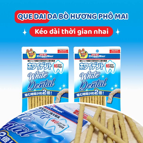 DoggyMan - Que Dai Da Bò Hương Phô Mai 120g