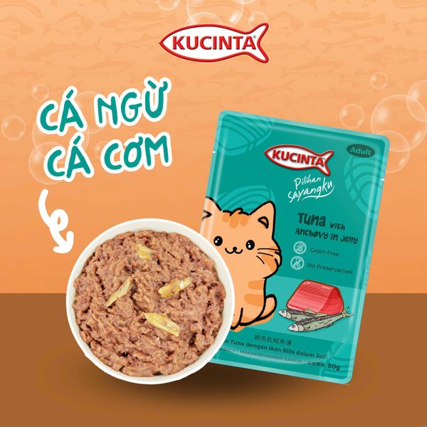 Pate Mèo Kucinta (4 Vị - 80g)