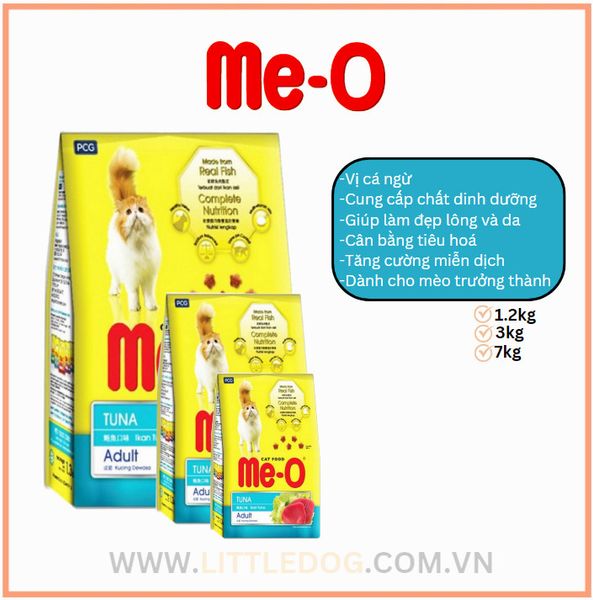 Me-O mèo trưởng thành Vị cá ngừ - Tuna