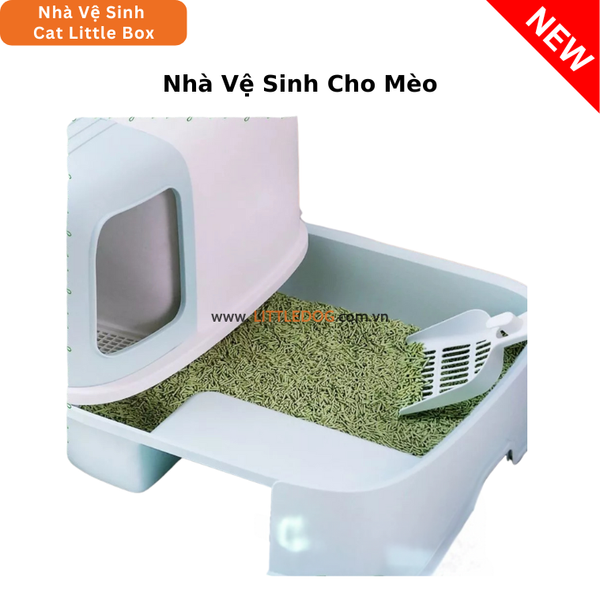 Nhà Vệ Sinh Khép Kín Cho Mèo Dưới 9kg