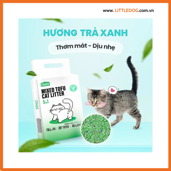 Cát Đậu Nành Cho Mèo Cat’s On ON25 Mixed Tofu