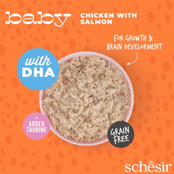 Pate Mèo Con Schesir Broth Kitten Cao Cấp – 80g