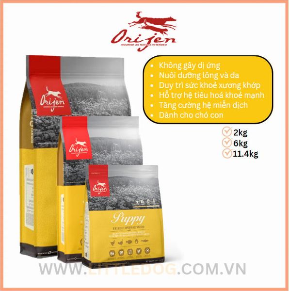 Thức Ăn Hạt Cho Chó Con - Orijen Dog Puppy 6kg