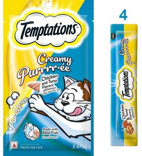 TEMPTATIONS CREAMY 4x12g