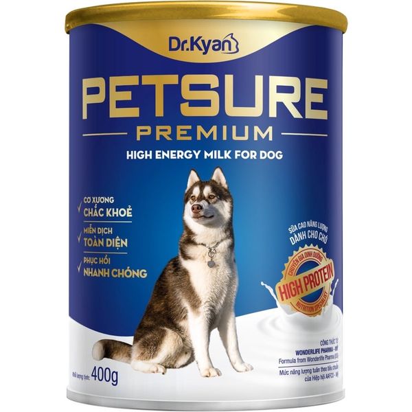 Dr.Kyan Sữa Bột Cho Chó Petsure 400g