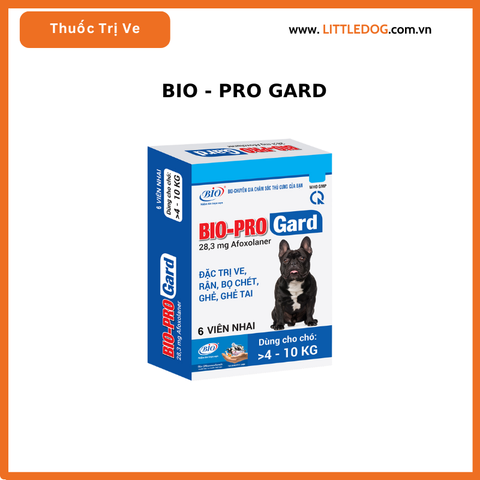 BIO-PROGARD –Viên Nhai Đặc Trị Ve Dùng Cho Chó >4-10kg