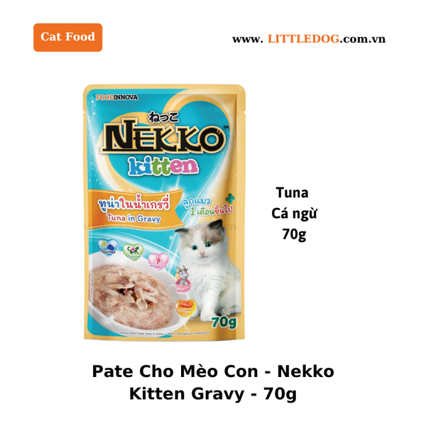 Pate Cho Mèo Con - Nekko Kitten Gravy - 70g