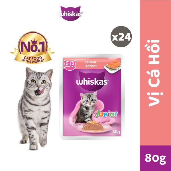 Whiskas Kitten - Pate cho Mèo Con 80g
