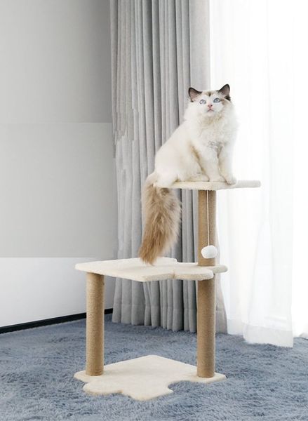 Trụ Cào Mèo YC Trắng - YC Cat Tree White PD