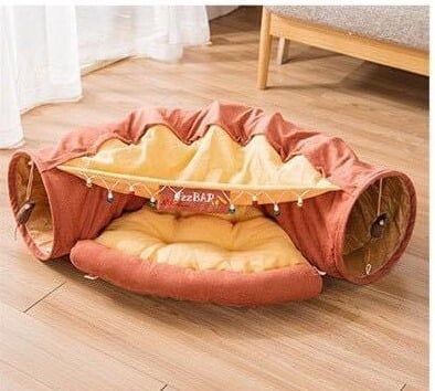Nệm Mái Vòm Tròn cho Mèo- Cat Tunnel Lounge