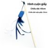 Cần câu mèo màu xanh - Yichon Cat Teaser Blue 40cm